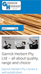 Mobile Screenshot of garrickherbert.com.au